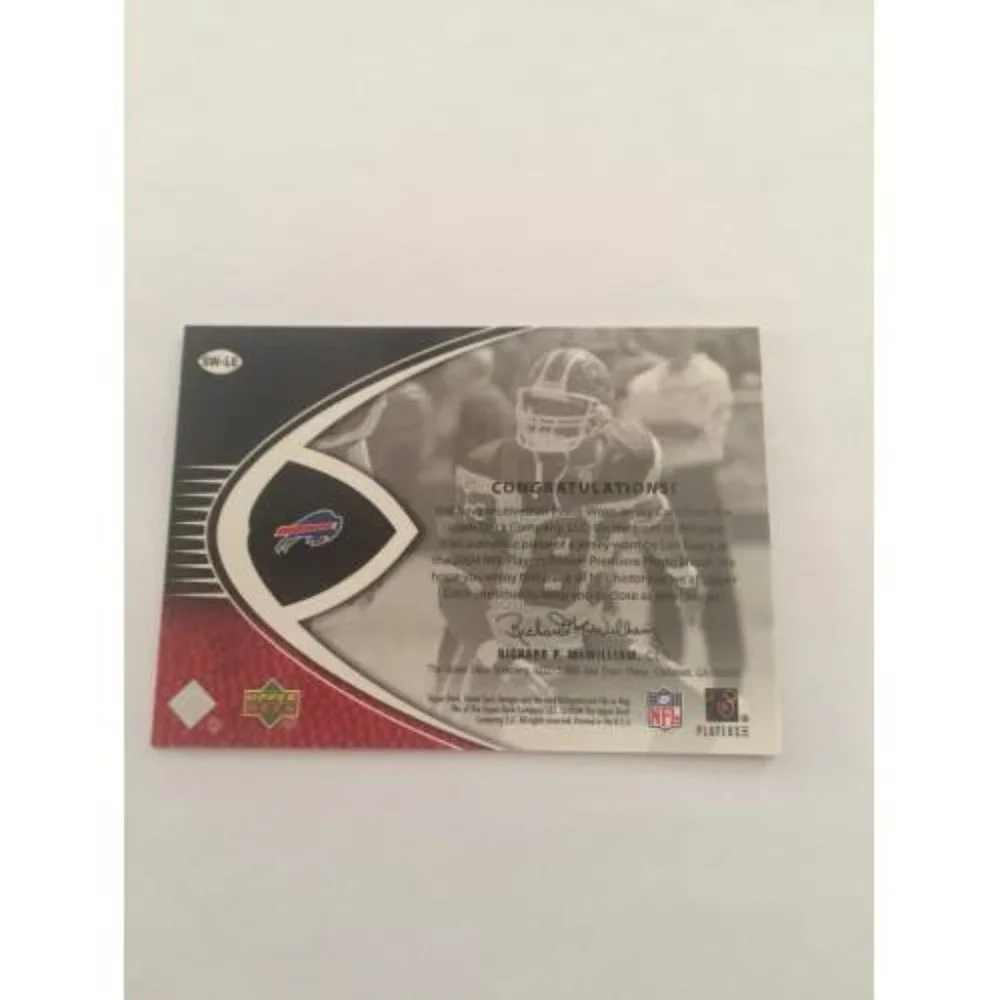 2004 Upper Deck Sweet Spot Swatches Lee Evans Buffalo Bills #SW-LE (018)